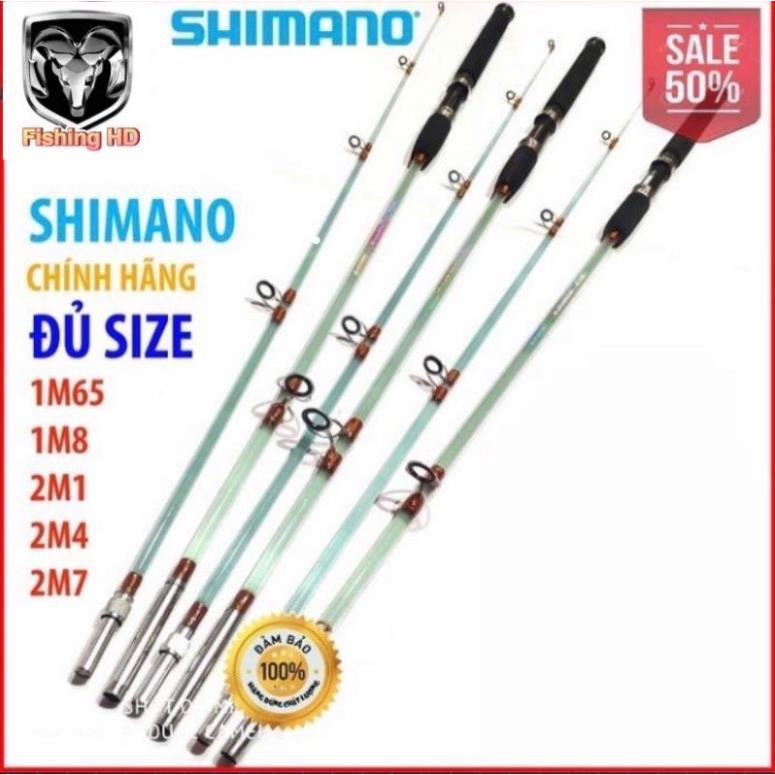 Cần câu máy 2 khúc đặc trong suốt cần câu máy shimano giá rẻ siêu khỏe