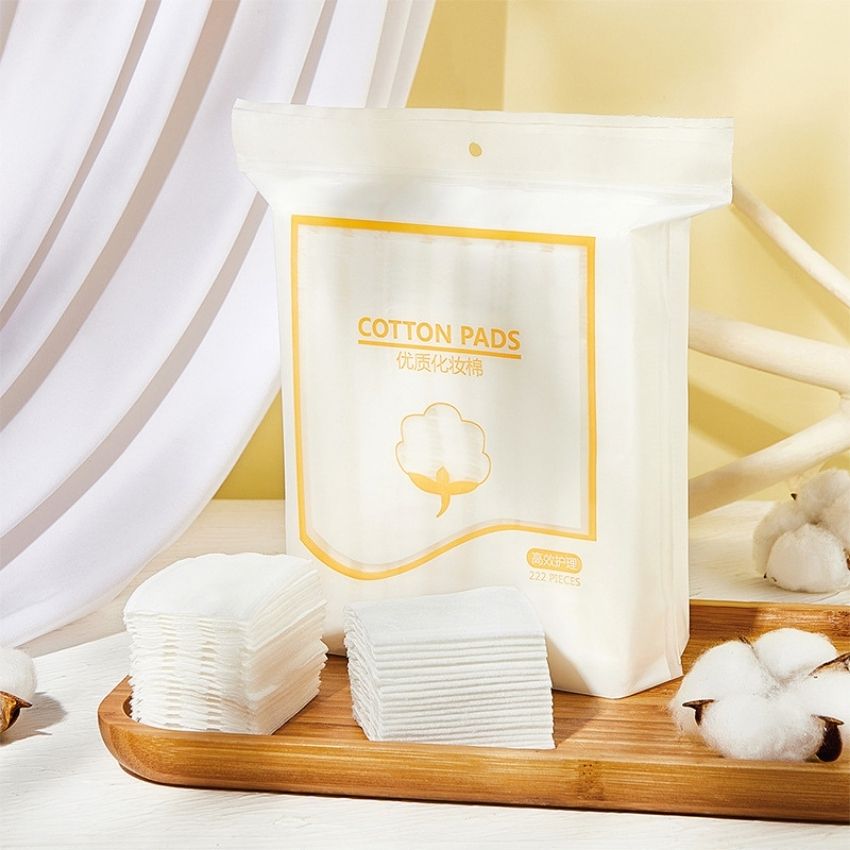 Bông Tẩy Trang 222 miếng 3 Lớp smart combo nước tẩy trang và bông tẩy trang Cotton Pads BT196