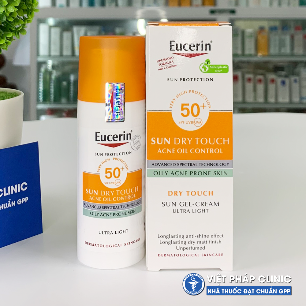 Kem chống nắng eucerin oil control spf50+ kiểm soát nhờn