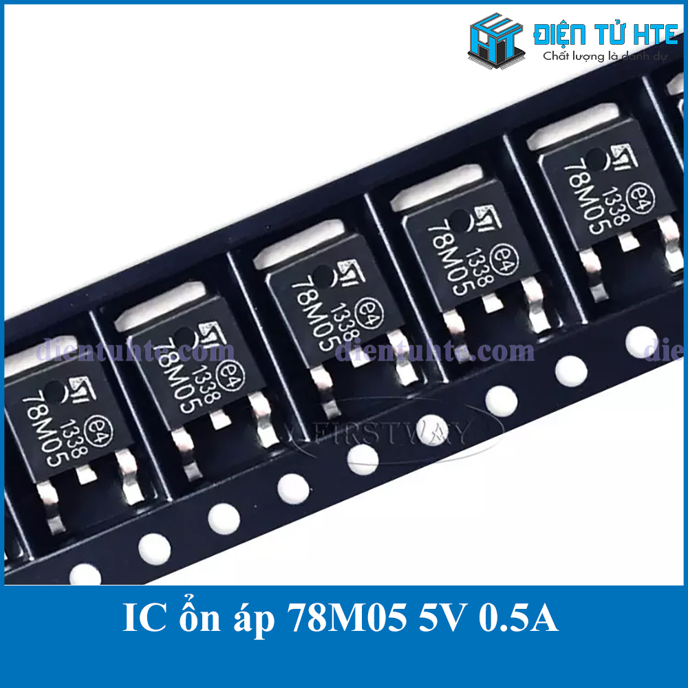 Bộ 10 IC nguồn 78M05 5V 0.5A TO-252