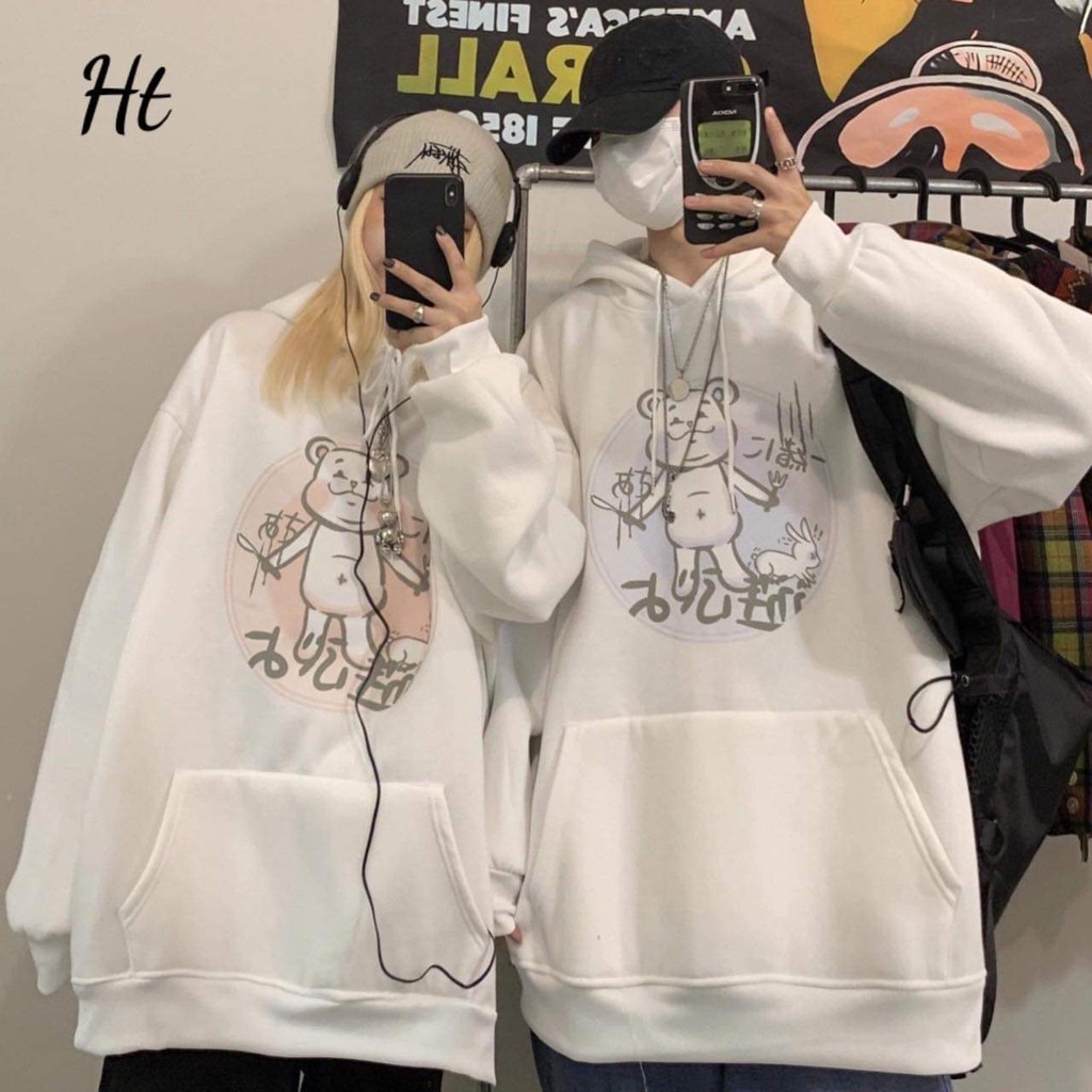 Áo hoodie 3d gấu đầu bếp hth1120