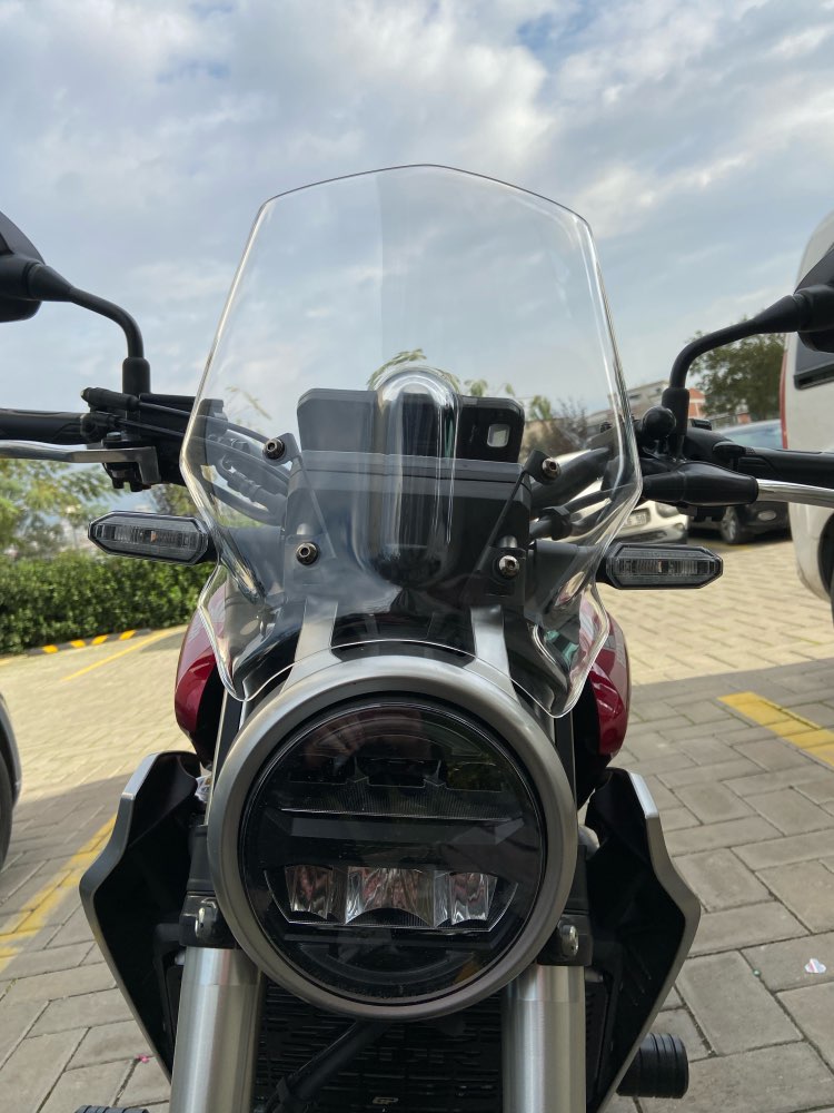 For Honda CB125R CB300R CB 125R 300R 2018 2019 2020 2021 Windscreen Windshield Shield Screen with Bracket