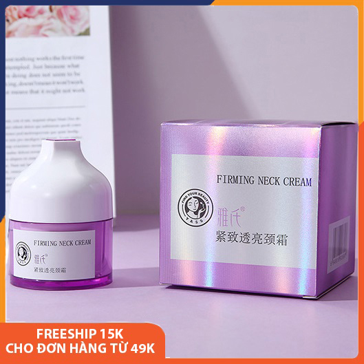 Kem dưỡng da cổ Firming Neck Cream giúp dưỡng ẩm da cổ, dưỡng trắng da vùng cổ giúp da săn chắc, chống lão hóa, làm săn và tăng độ đàn hồi cho da giúp da cổ sáng màu tự nhiên, phục hồi da 60g Melystore SPT110006