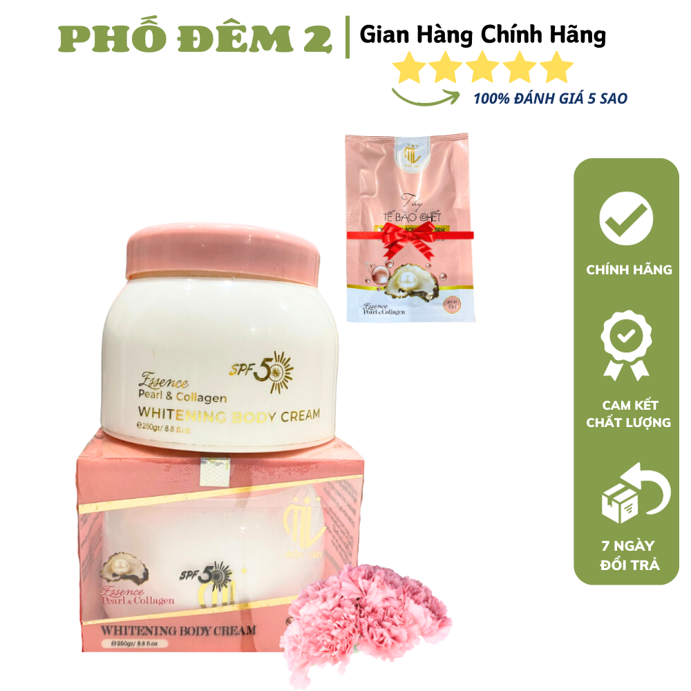 Kem Body Mộc Lan 250g Dưỡng Trắng Da, Nâng Tone Hiệu Quả