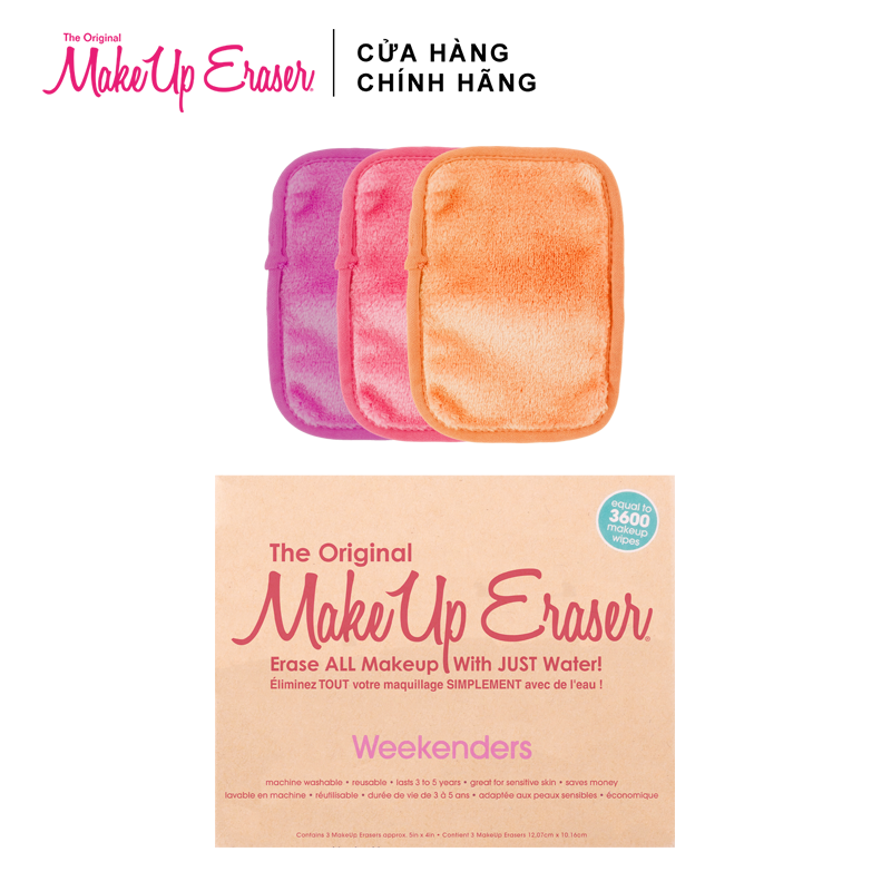Bộ 3 khăn mini Makeup Eraser Weekender