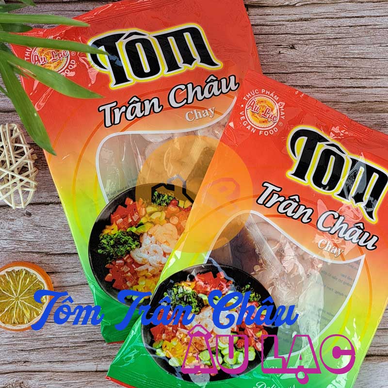 Tôm trân châu chay Âu Lạc gói 210g - sơ chế - thực phẩm chay ngon