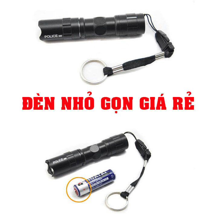 Đèn pin mini nhỏ gọn, đèn pin siêu sáng-poloma