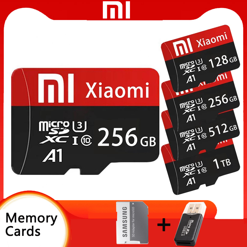 Xiaomi SD memory card 512GB high-speed 128GB/256GB 1TB mini SD memory card tf card for smartphone computers