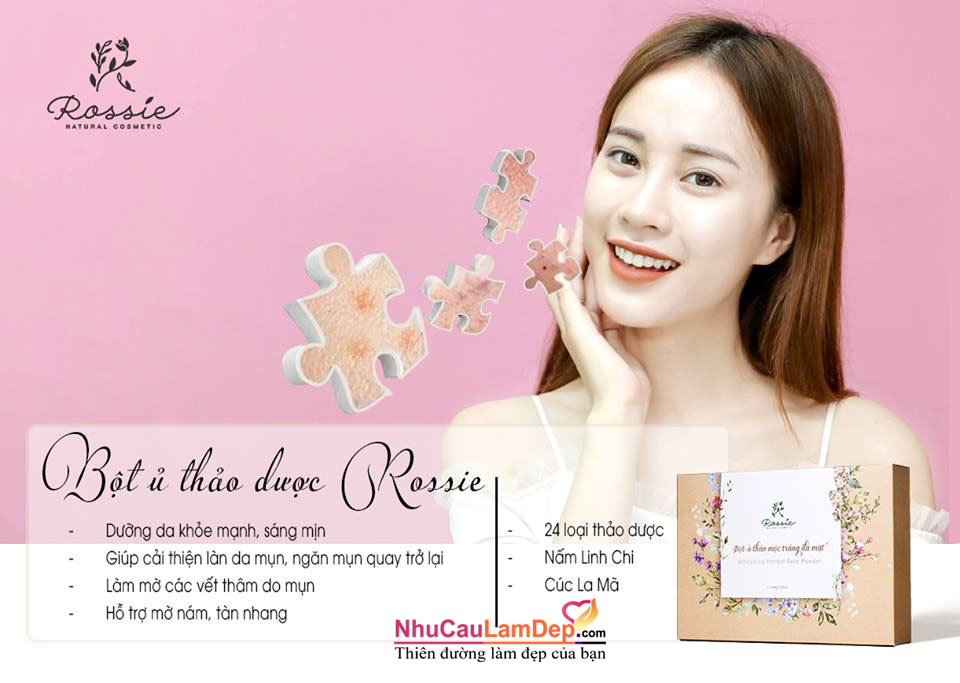 Bột ủ trắng mặt rossie