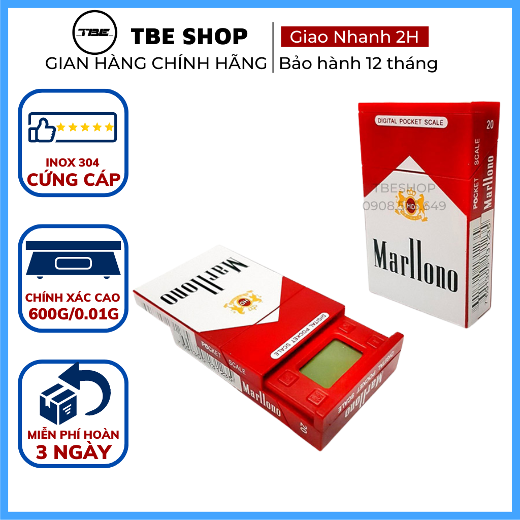 Cân Tiểu Ly Điện Tử Mini 600g 0.01 Nhỏ Gọn Kiểu Dáng Marllono Nắp Trượt Độ Chính Xác Cao Bảo Hành 1 Năm ( Màu Đỏ )