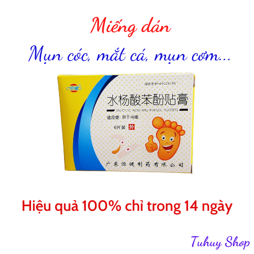 Kê nhãn cao miếng dán mụn cóc mụn mắt cá mụn cơm vết chai đảm bảo hiệu quả 100%
