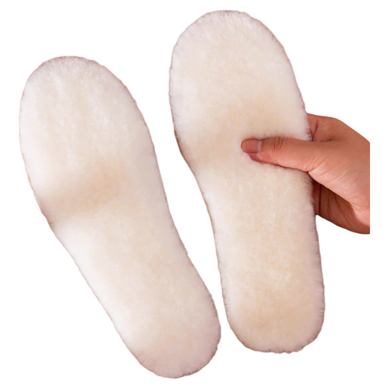 1 cặp Đế Lót size 37cm Giày Lông Cừu Mềm Mại Dày Dặn Giữ Ấm Mùa Đông Cho Nam Nữ