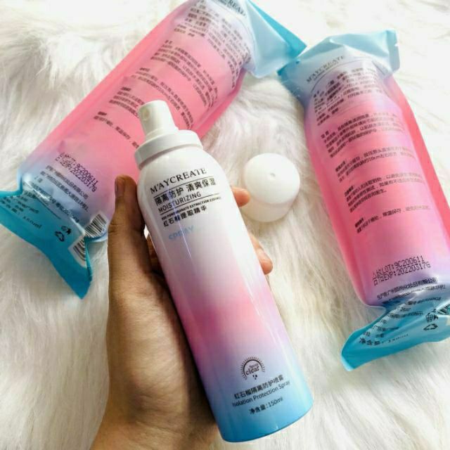Xịt chống nắng và làm trắng da Maycreate