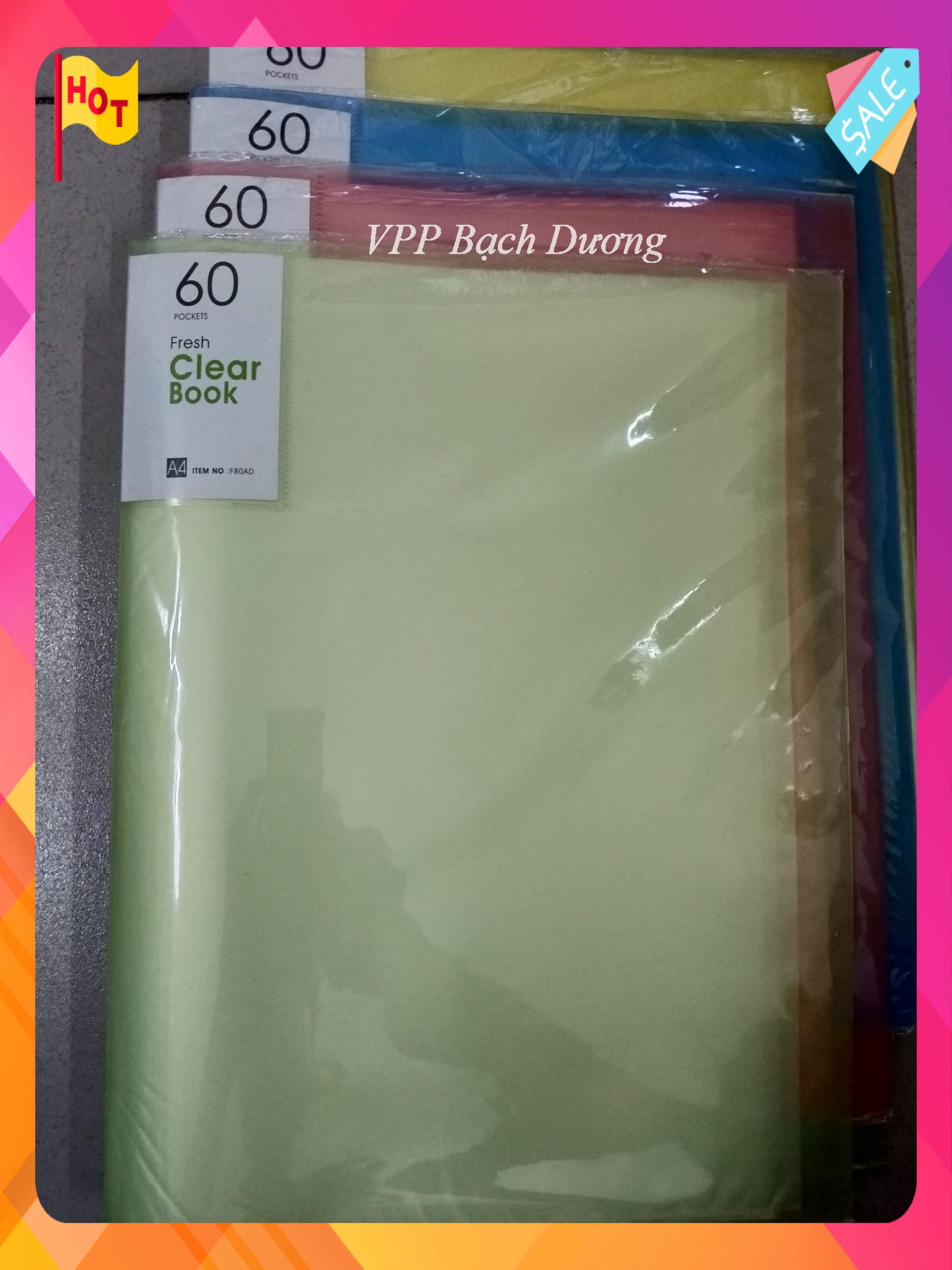 Bìa hồ sơ 80 lá -bìa trong 80 lá- cuốn - bìa nilong 80 tờ