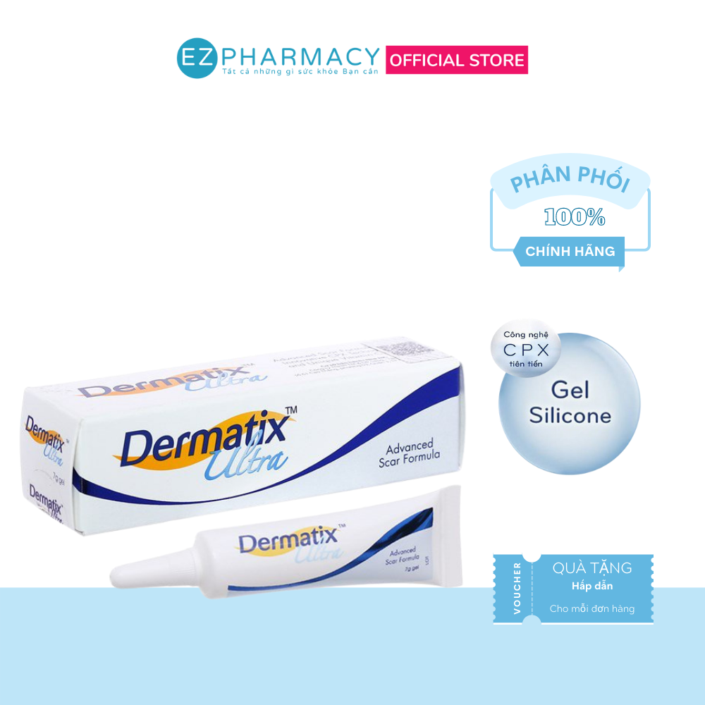 Dermatix Ultra - Gel Làm Mờ Sẹo Thâm, Sẹo Lồi, Cải Thiện Da| - 7 G
