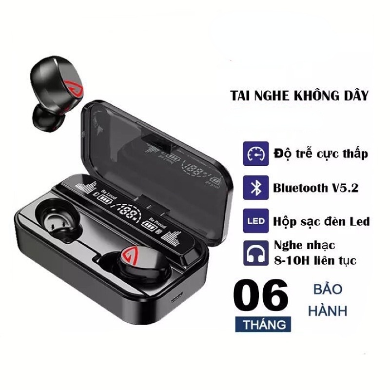 Tai Nghe Bluetooth không dây S10 Pro/SKY 5 True Wireless TWS Chống Ồn Bản Quốc Tế Cao Cấp Kiêm Sạc Dự Phòng