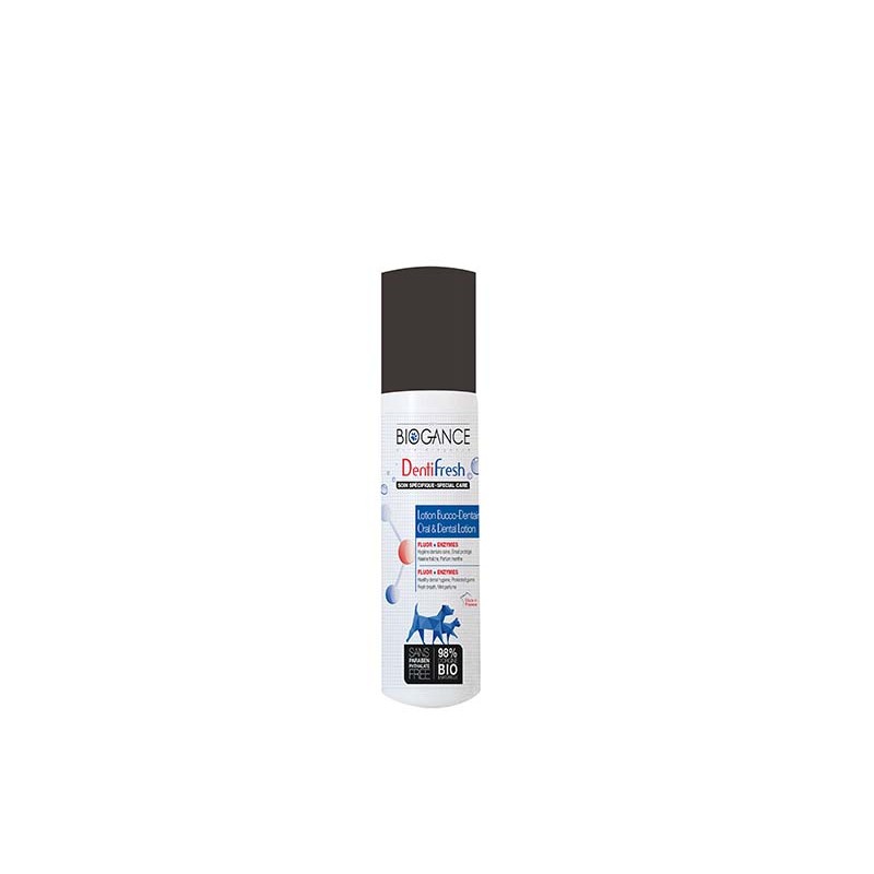 Xịt thơm miệng cho chó mèo biogance dog & cat dentifresh mint spray 100ml