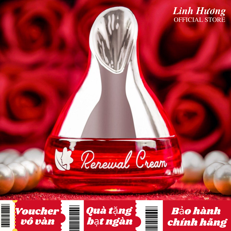 Kem dưỡng da ban đêm cho nữ  Linh Hương dưỡng trắng da ban đêm tinh chất ngọc trai se khít lỗ chân lông ngăn ngừa lão hóa cho mọi loại da 30g tặng quà hấp dẫn
