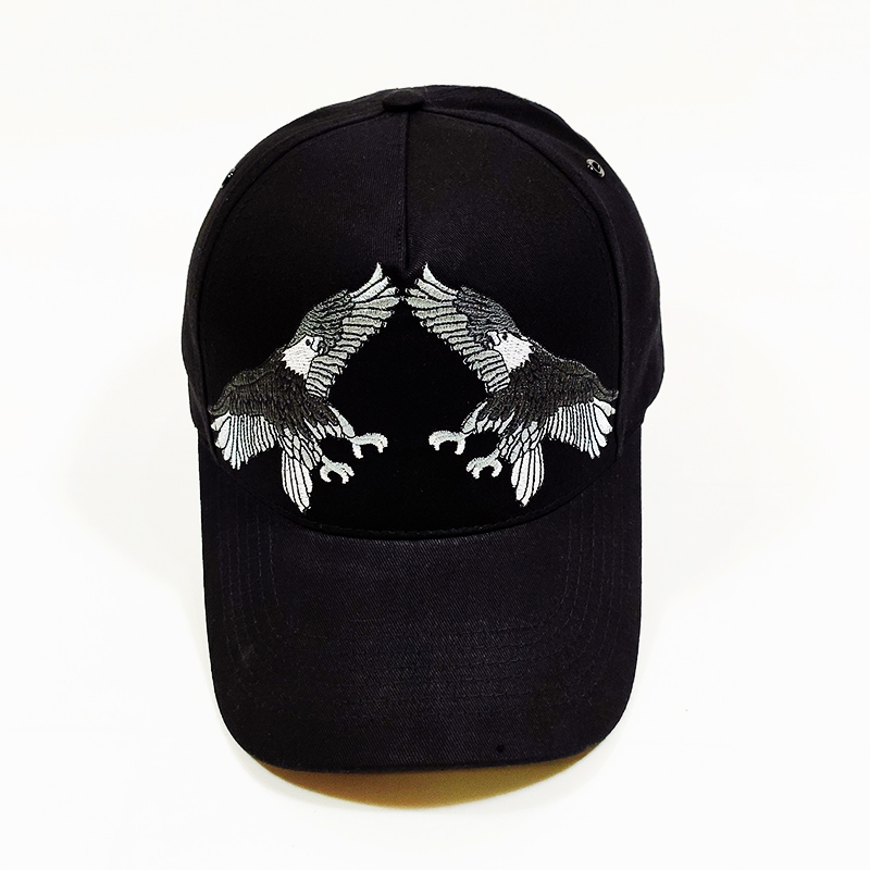 [HCM]Nón kết/ Mũ lưỡi trai kaki nam nữ cá tính thêu hình chim đại bàng NON0237