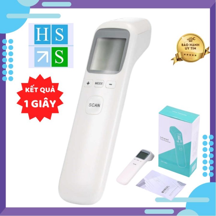 Nhiệt kế điện tử hồng ngoại infrared thermometer ck-t1803 - đo nhiệt độ cơ thể, nhiệt độ sữa, thực phẩm...nhanh tiện lợi