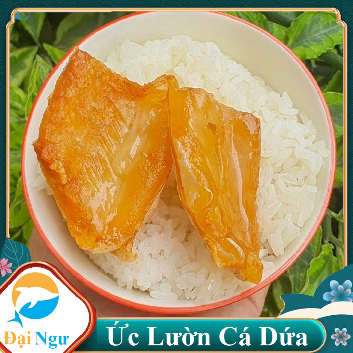 Khô ức cá dứa cần giờ ức, mỡ cá dứa hàng ngon y hình--đại ngư