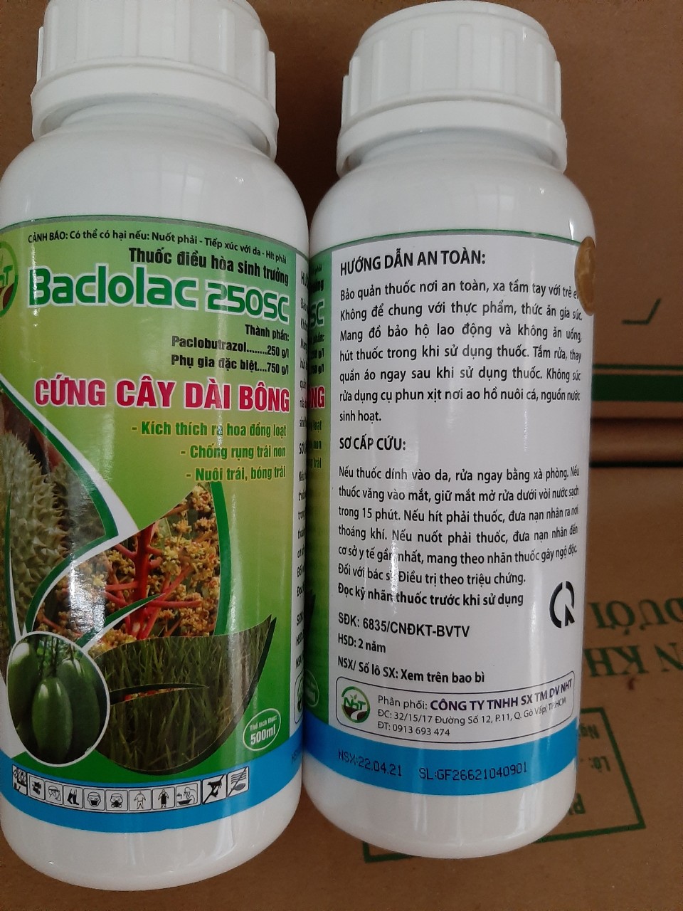Baclolac 250ec - paclobutrazol 25% (250 g/ lít: phân bón lá,chất điều hòa sinh trưởng - tạo mầm, kích ra hoa