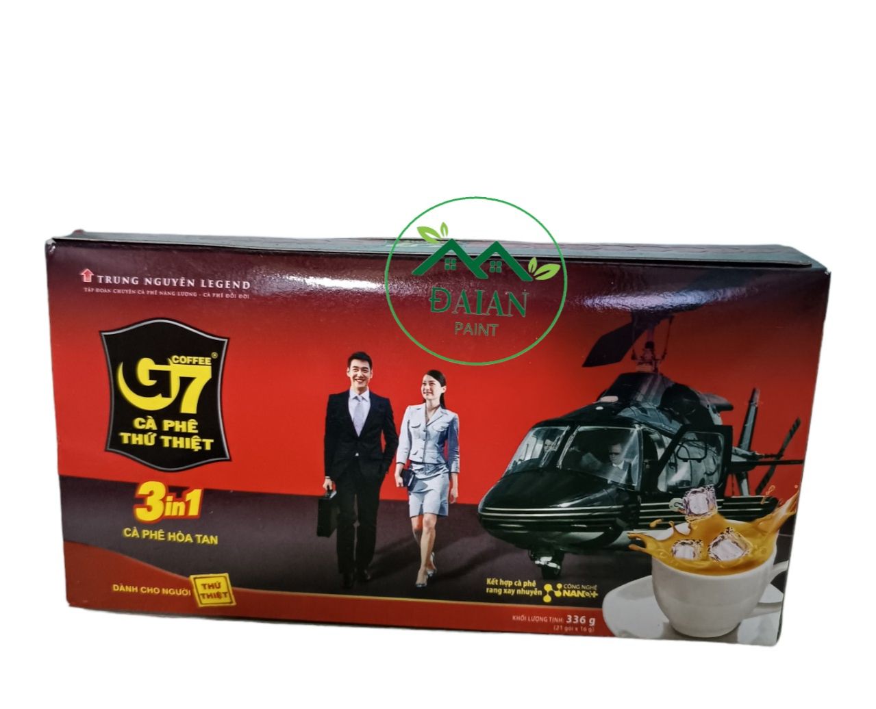 Cafe sữa g7 3in1 khối lượng tịnh 336g