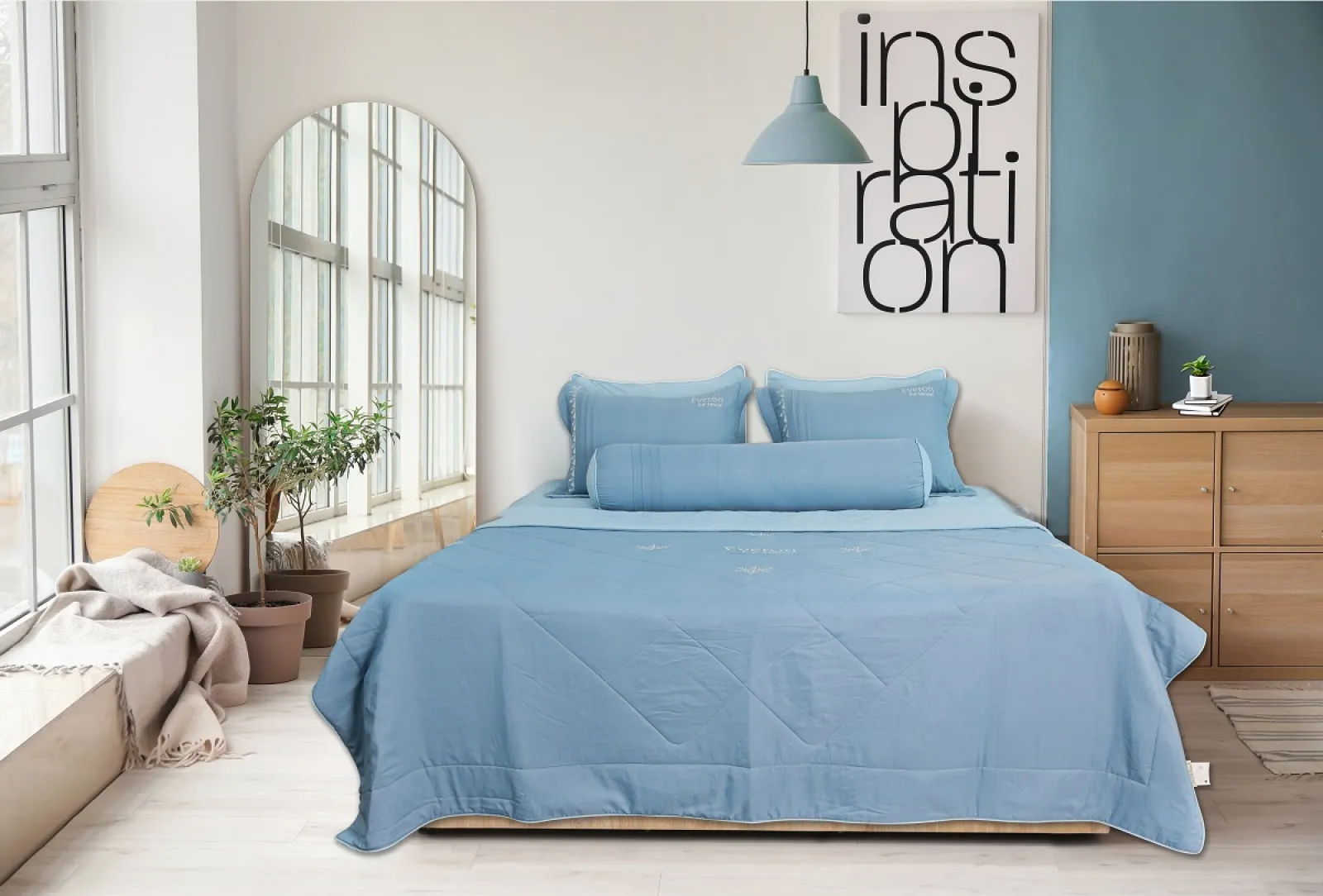 Bộ ga ice tencel everon ents403