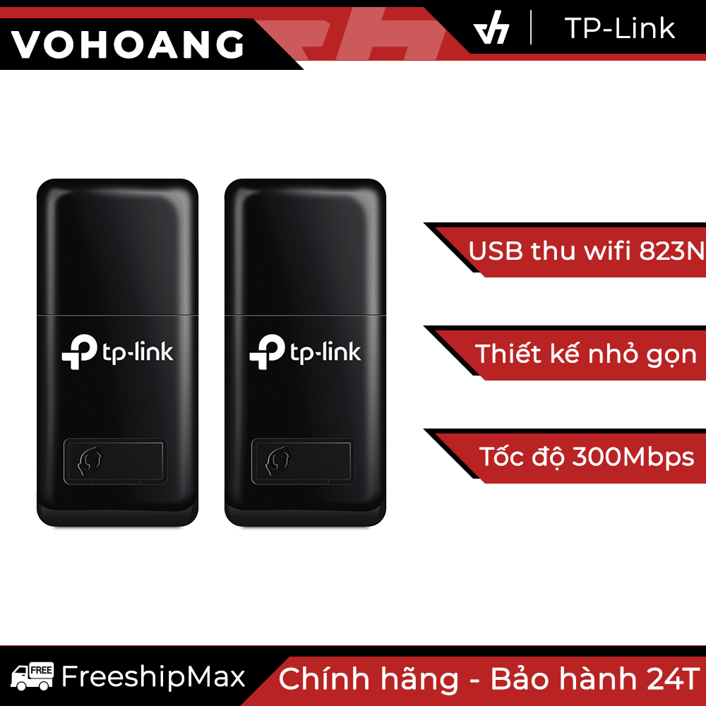 Bộ 2 usb thu sóng wifi tp-link 823n