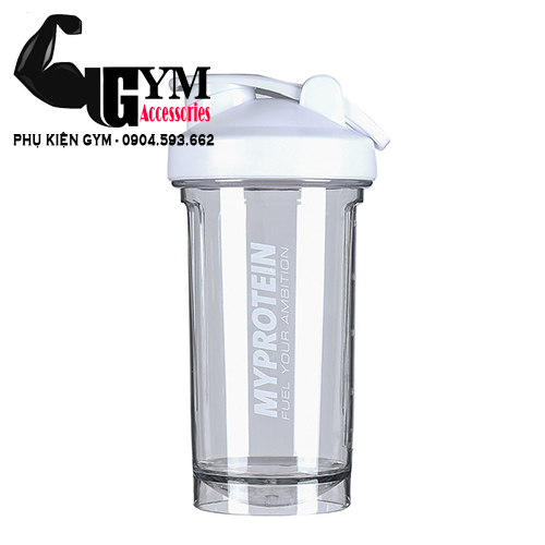 Bình lắc thể thao bình lắc sữa Shake bottle Myprotein Trong Cao Cấp 600ml - 2