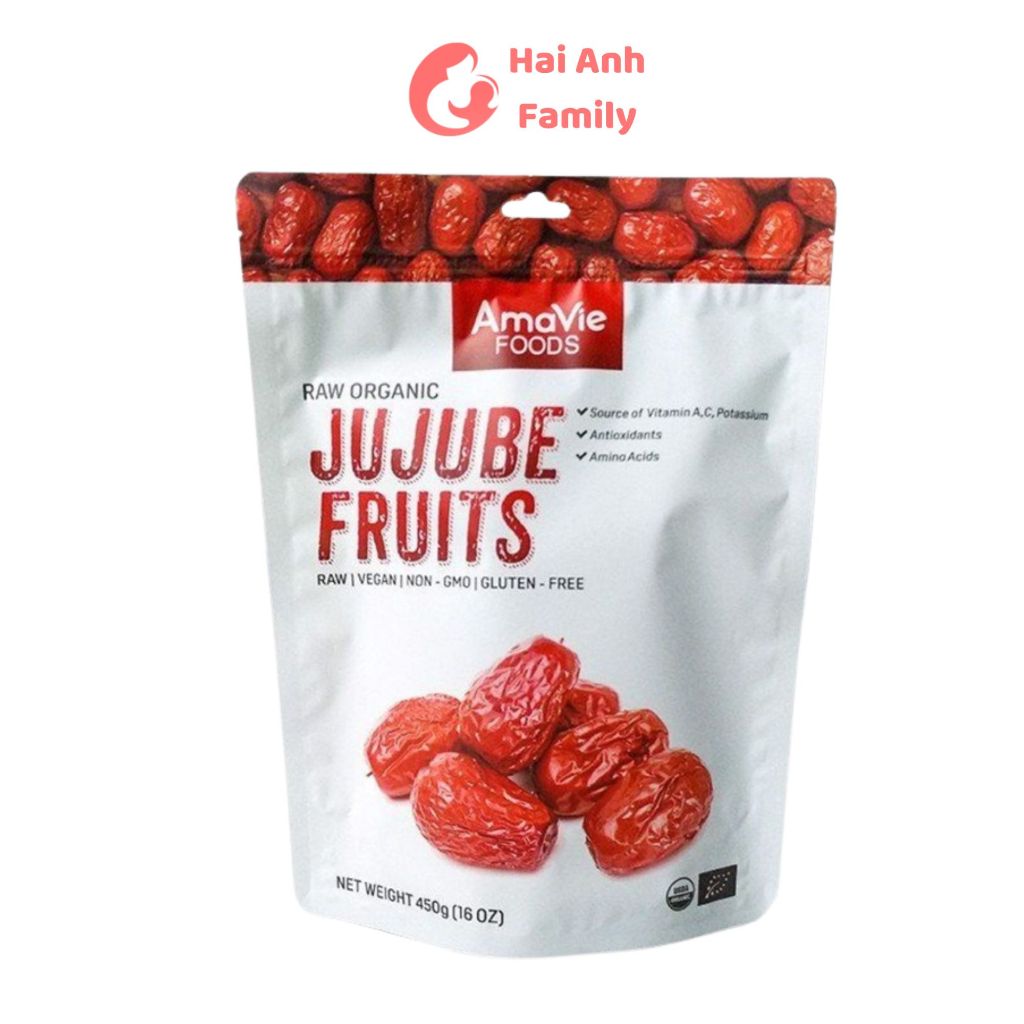 Táo đỏ hữu cơ amavie foods cho bé ăn dặm