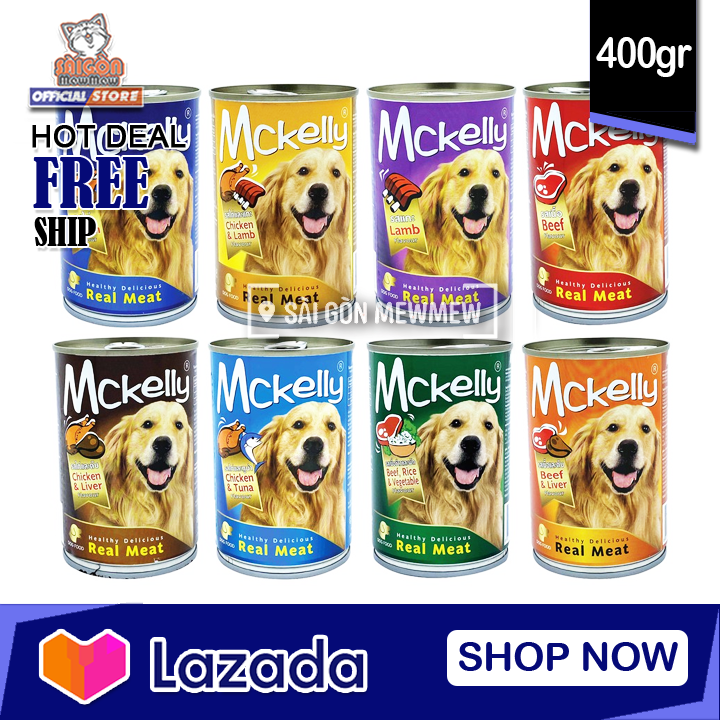 PATE MCKELLY CHO CHÓ CAO CẤP LON 400GR