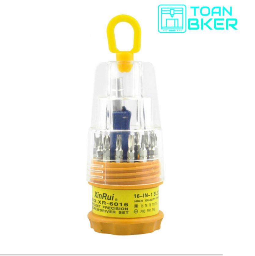 Hộp tua vit 16 chi tiết cho sửa chữa cơ bản, chất lượng tốt trong tầm giá