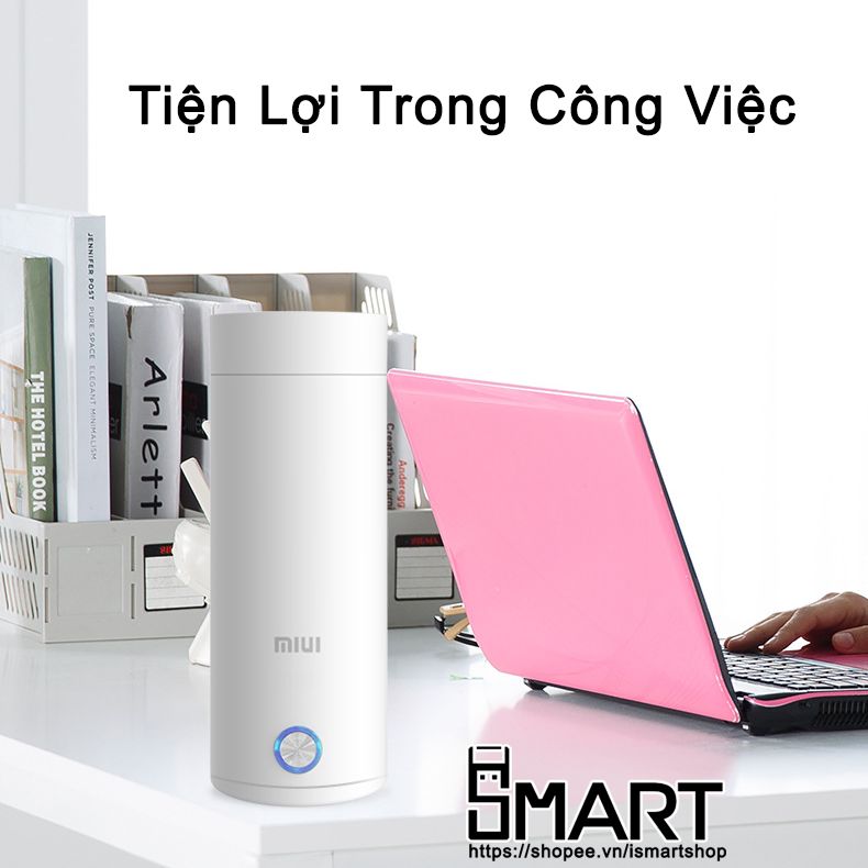 Bình Đun Nước Pha Sữa Du Lịch  - Ấm Siêu Tốc Tiện lợi Nhỏ Gọn, Có Thể Mang Đi Du Lịch