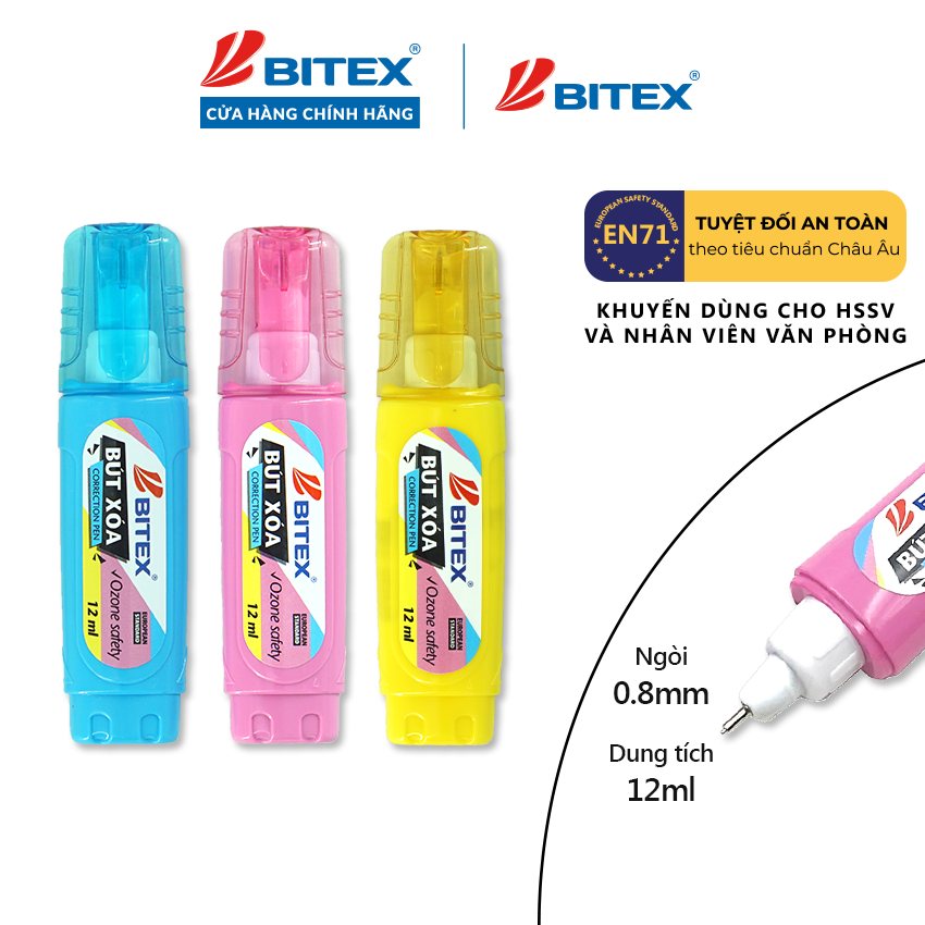 Bút xóa thân màu Bitex B-CP04 12ml màu ngẫu nhiên