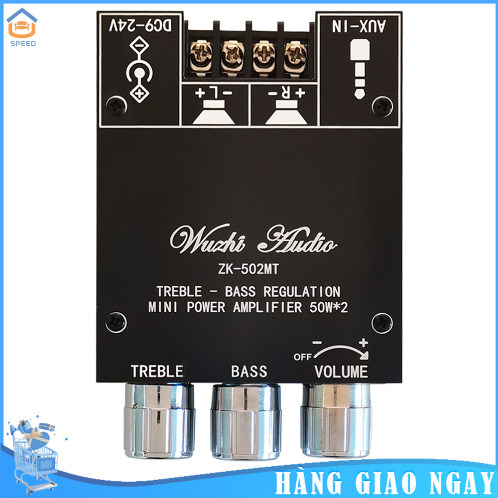 SP ZK-MT21 Bảng khuếch đại loa siêu trầm bluetooth 5.0 tpa3116d2 amp âm thanh nổi công suất 50w x 2 + 100w 2.1 kênh bộ khuếch đại âm thanh siêu trầm