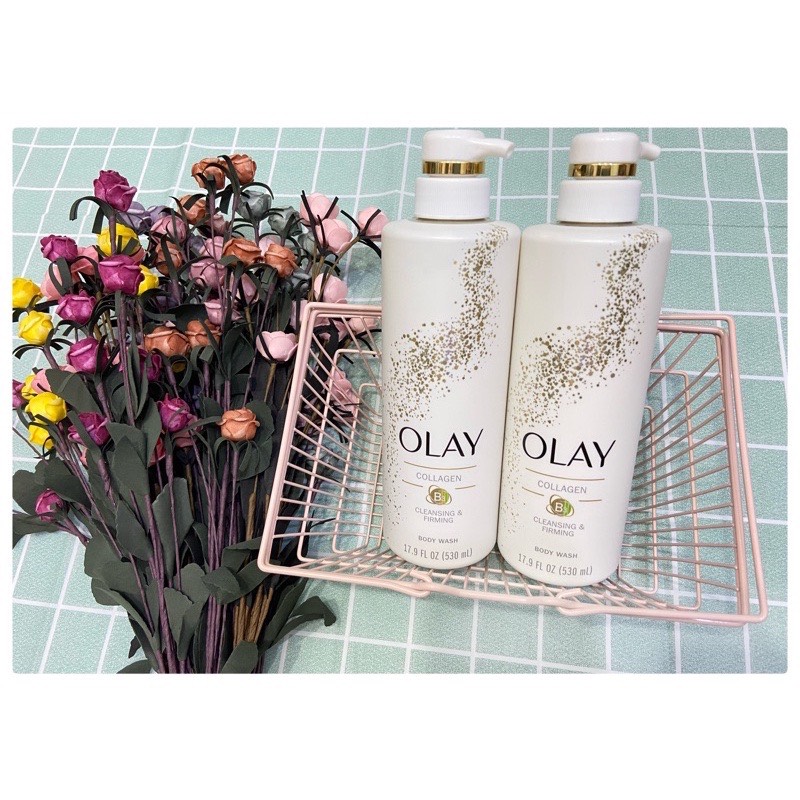Sữa tắm olay collagen & vitamin b3 của mỹ