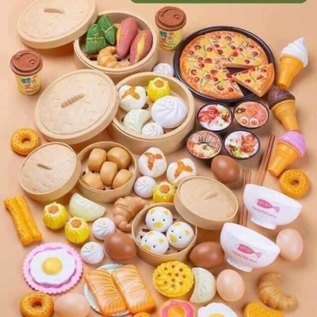 Bộ đồ chơi nấu ăn 88 chi tiết bé thích mê