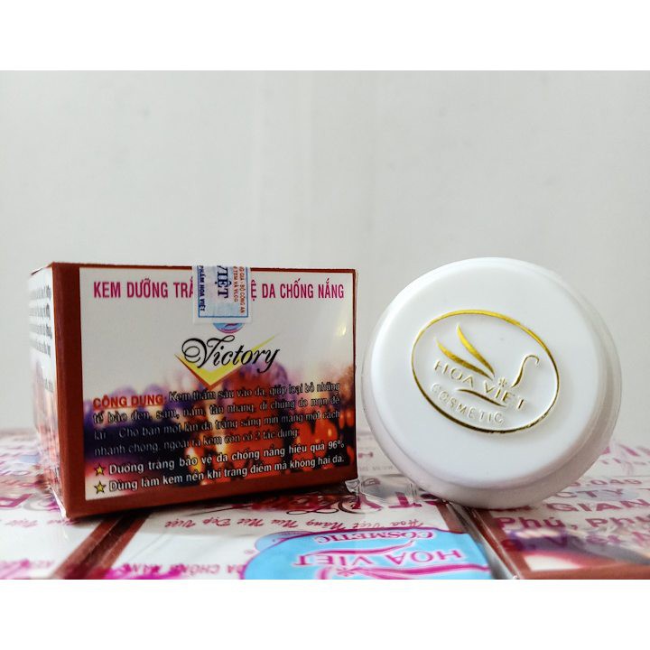 Kem dưỡng trắng bảo vệ da chống nắng Hoa Việt Victory