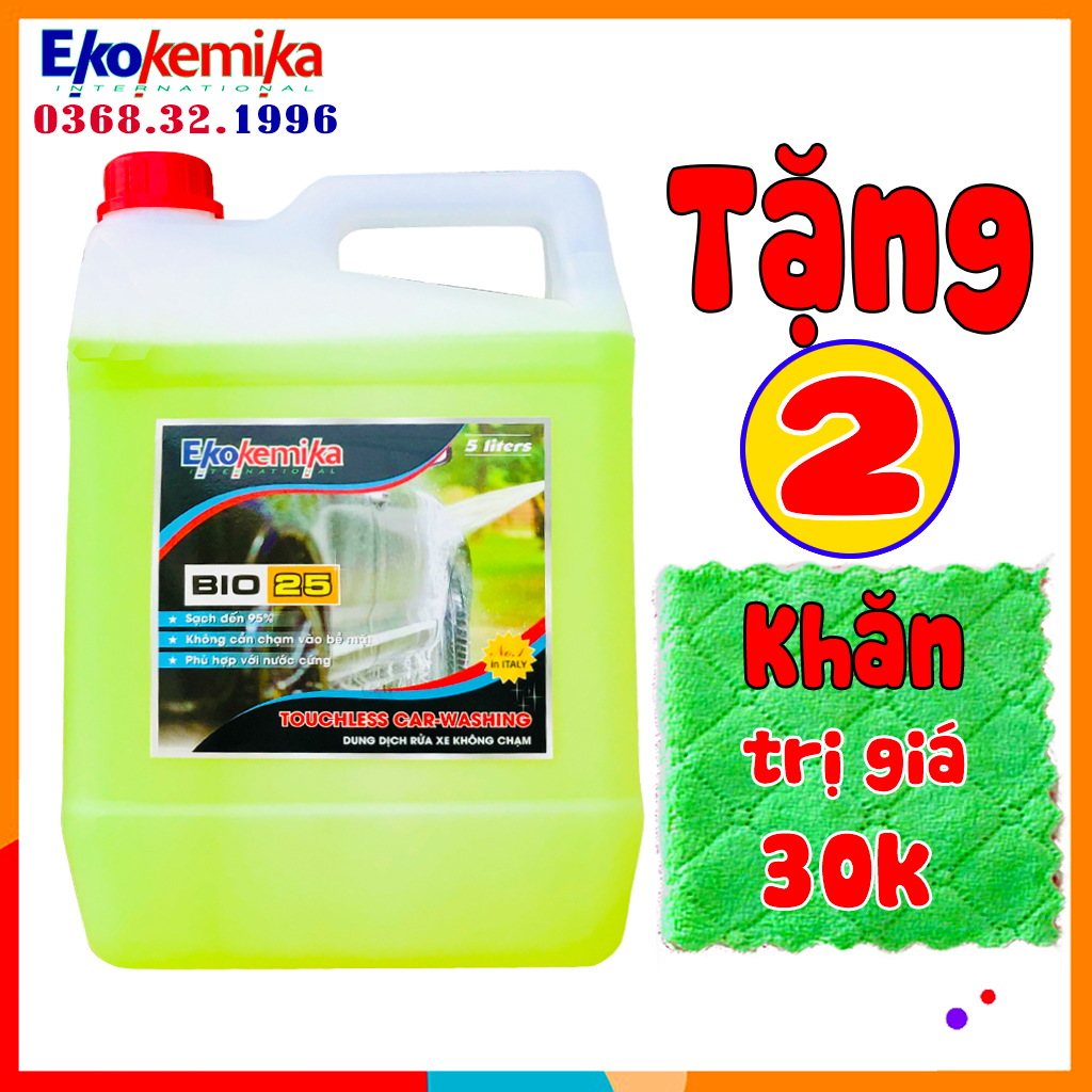 Nước rửa xe không chạm bio25 - 5L