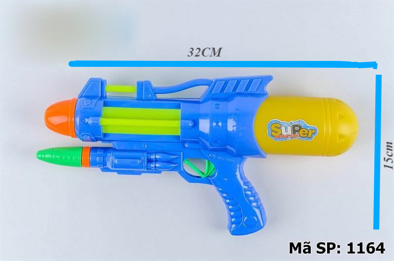 Súng nước đồ chơi, đồ chơi vận động cho bé, súng phun bắn nước, áp lực cao, xa 5m