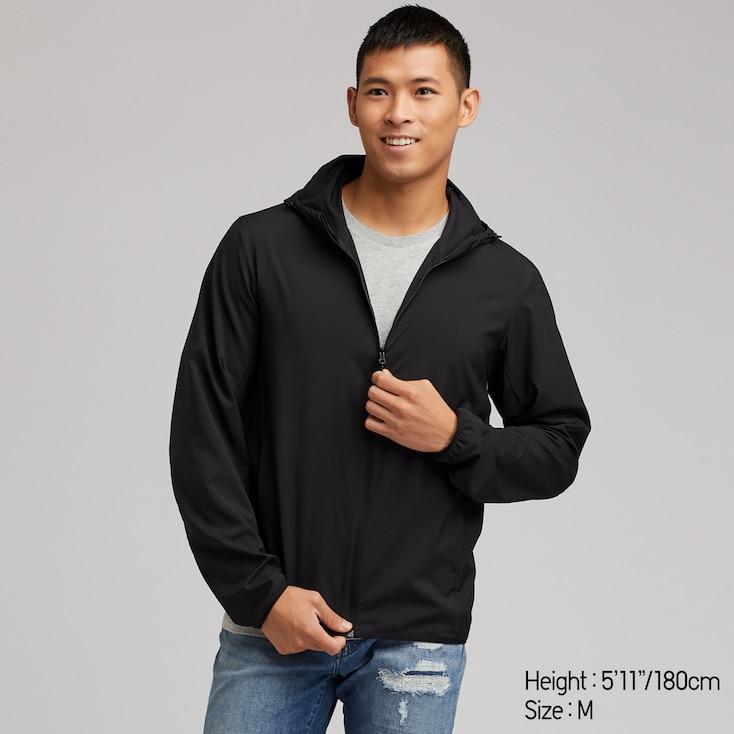[HCM]Áo chống nắng Uniqlo Nam Vải Dù Màu 09 BLACK ( Hàng nội địa nhật)