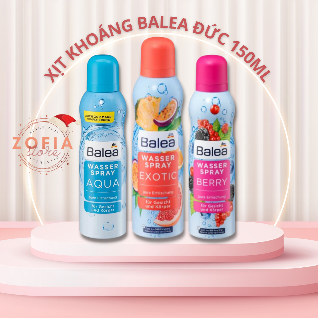 Xịt khoáng balea aqua spray