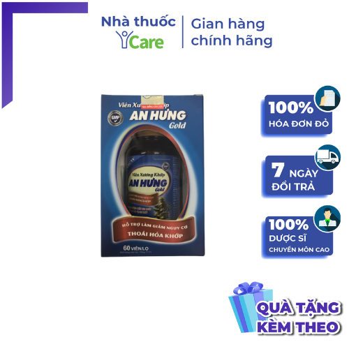 Viên xương khớp An Hưng Gold lọ 60 viên