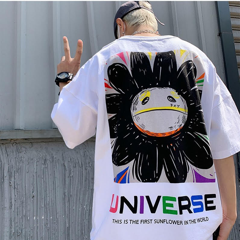Áo thun tay lỡ Universe Unisex