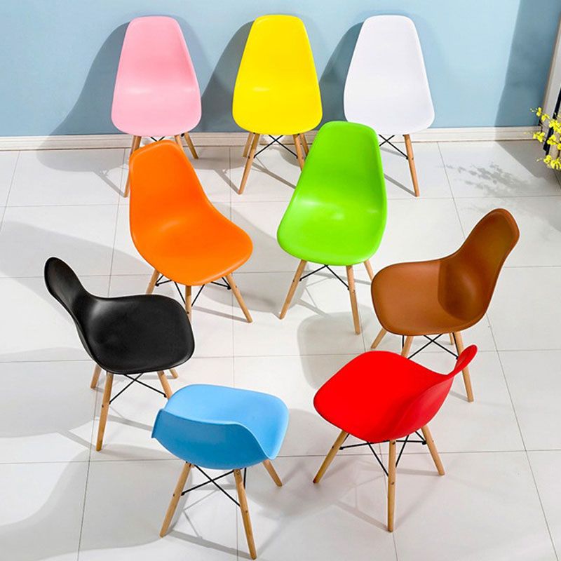 Ghế eames ghế làm việc chân gỗ sồi dành cho phòng ăn,phòng khách,cafe,văn phòng,học tập