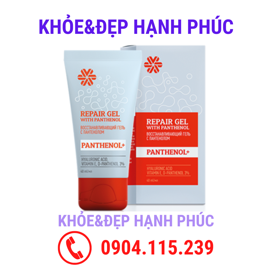 Gel chăm sóc da Siberian Wellness Repair Gel with Panthenol – 40ml/tuýp