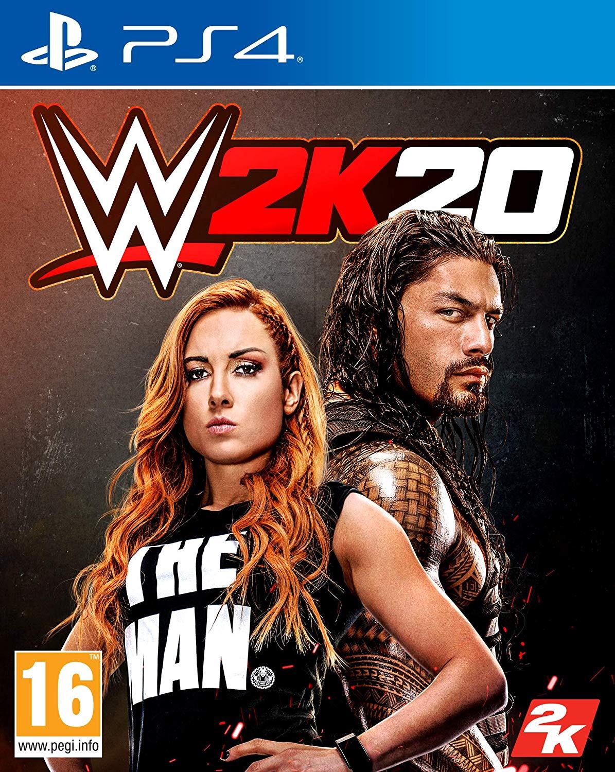 Đĩa game ps4 : wwe 2k20