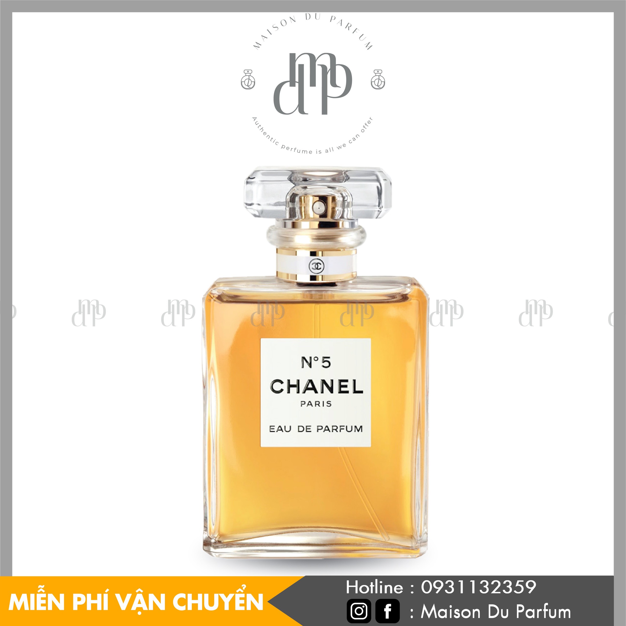⚜️travel size] nước hoa nữ chanel no5 - chính hãng - maison du parfum