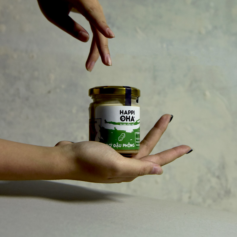 Bơ đậu phộng 100% happi oha 100gr
